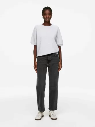 Vaqueros slim CROPPED JADE