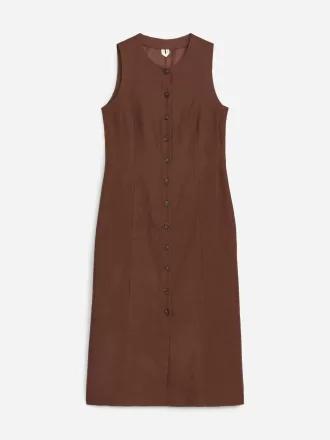 Vestido chaleco de lino