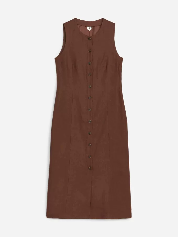 Vestido chaleco de lino Vestido chaleco de lino