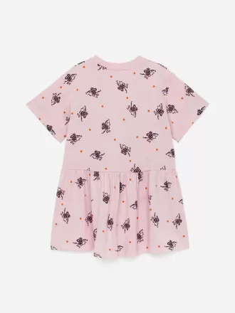 Vestido de punto con volantes