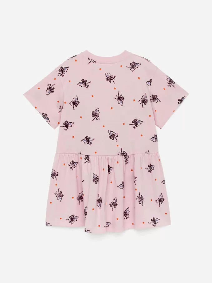 Vestido de punto con volantes Vestido de punto con volantes