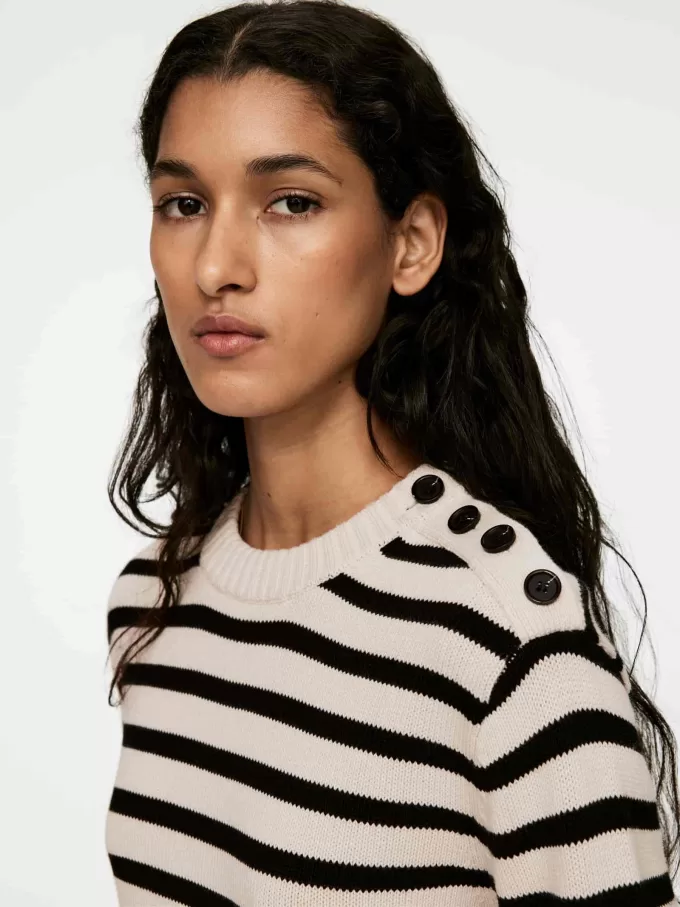 Vestido de punto de algodón Vestido de punto de algodón