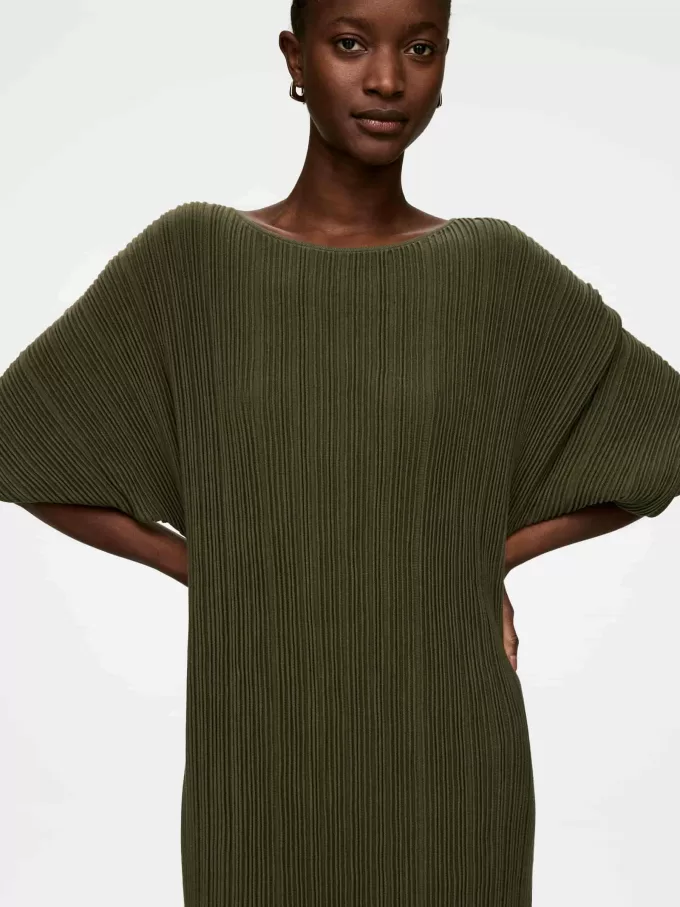 Vestido de punto ondulado Vestido de punto ondulado