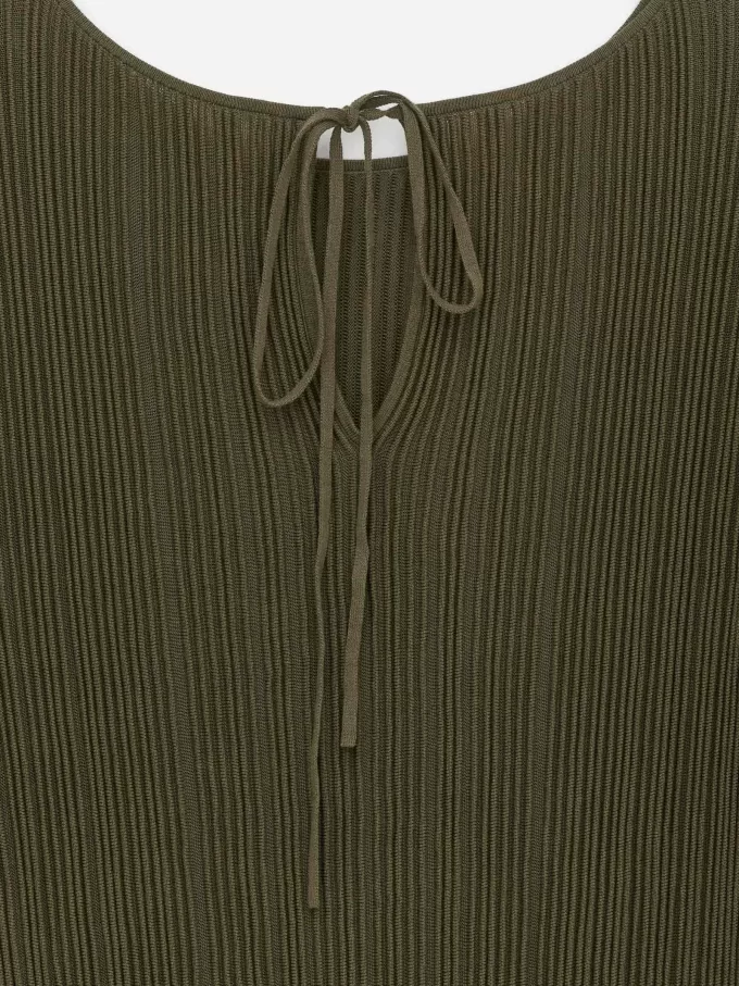 Vestido de punto ondulado Vestido de punto ondulado