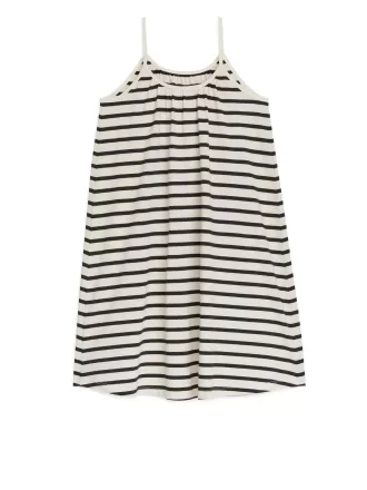 Vestido de tirantes de algodón