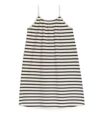 Vestido de tirantes de algodón