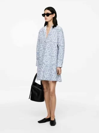 Vestido estampado de algodón