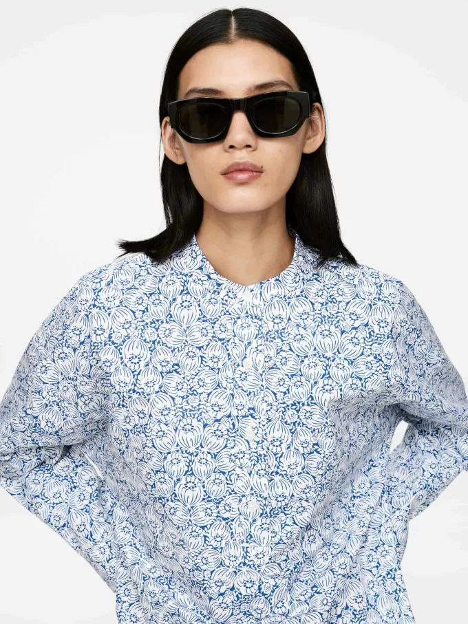 Vestido estampado de algodón Vestido estampado de algodón