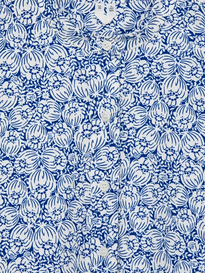 Vestido estampado de algodón Vestido estampado de algodón