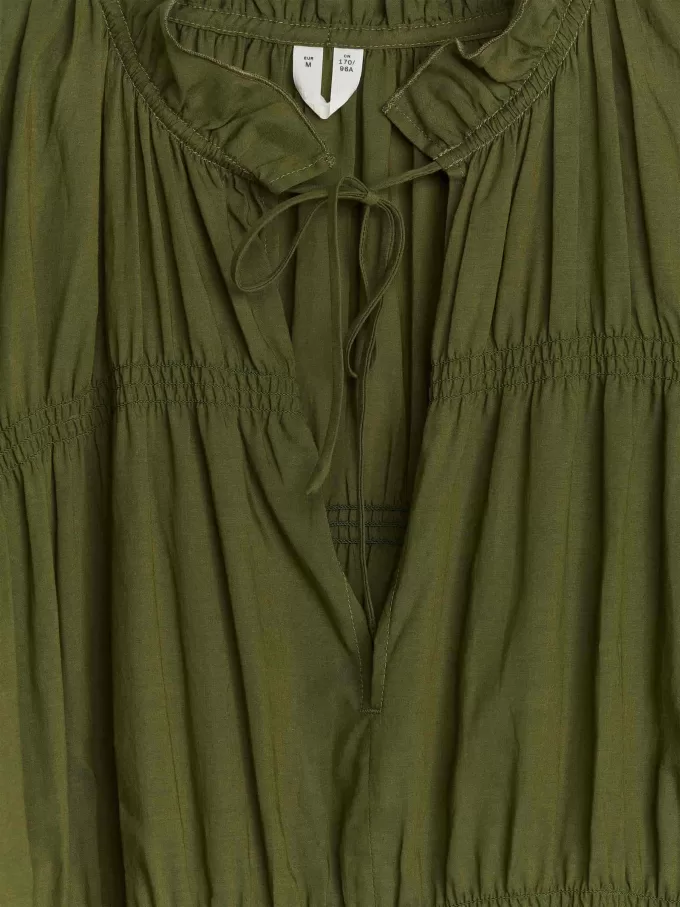 Vestido largo tipo bata Vestido largo tipo bata