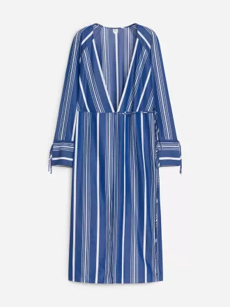 Vestido midi cruzado