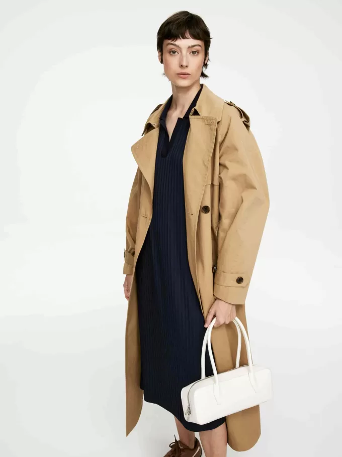 Vestido polo de punto de canalé