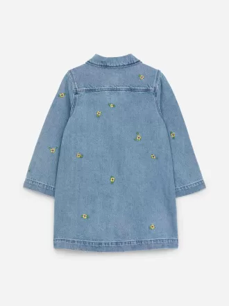 Vestido vaquero bordado