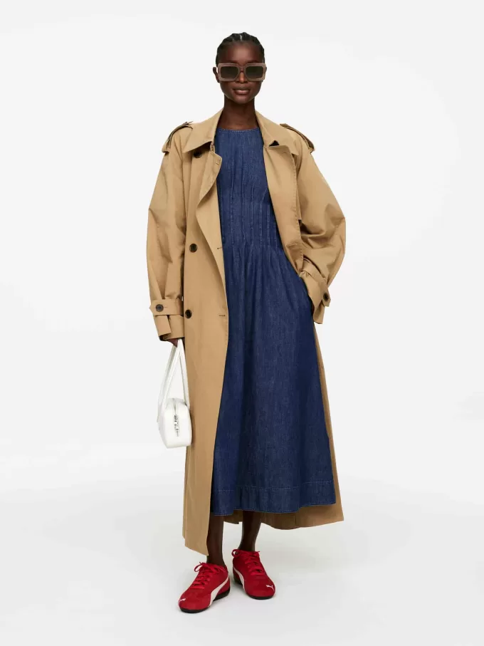 Vestido vaquero plisado Vestido vaquero plisado